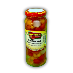 Pimenta Biquinho com Cebolinha – Nativa Alimentos
