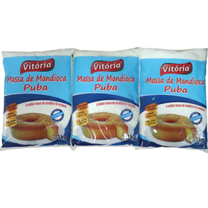 Massa Puba de Mandioca Vitória - Kit com 3kg
