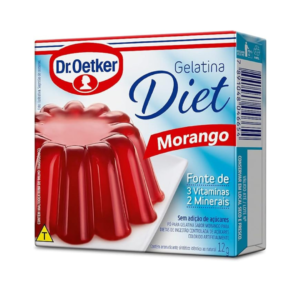 Gelatina diet dr oetket Sabor Morango